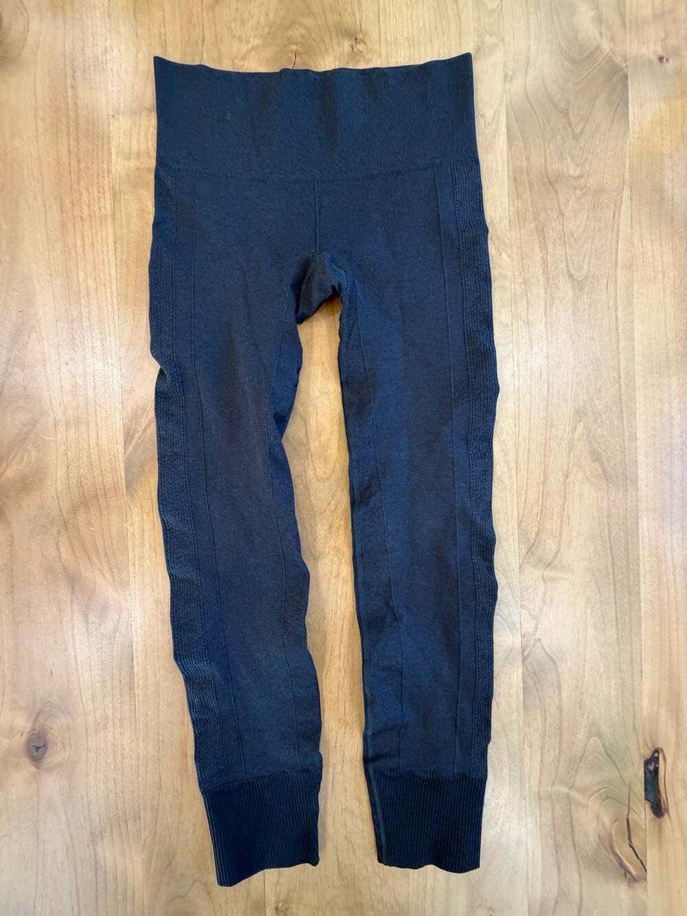 Lululemon Ebb to Street Seamless Tights Charcoal Gray Leggings
